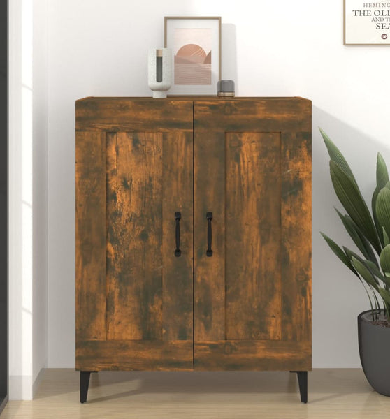 Sideboard Räuchereiche 69,5x34x90 cm Holzwerkstoff