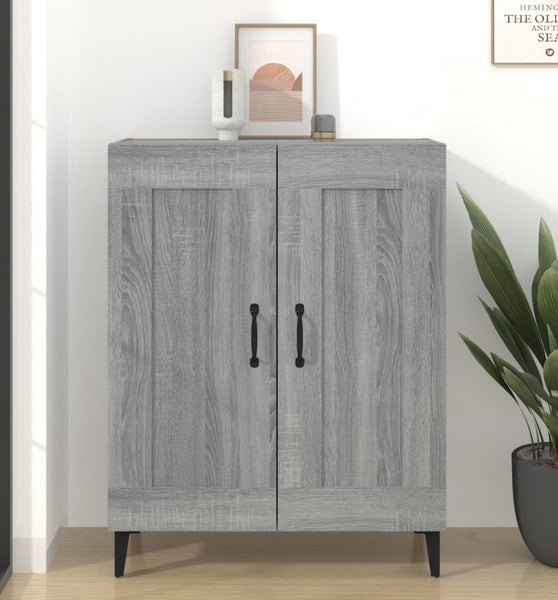 Sideboard Grau Sonoma 69,5x34x90 cm Holzwerkstoff