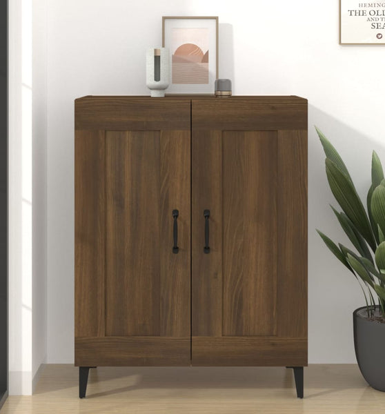Sideboard Braun Eichen-Optik 69,5x34x90 cm Holzwerkstoff
