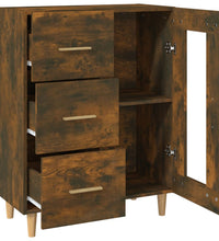 Sideboard Räuchereiche 69,5x34x90 cm Holzwerkstoff