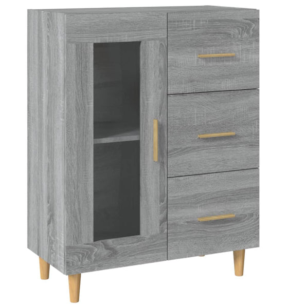 Sideboard Grau Sonoma 69,5x34x90 cm Holzwerkstoff