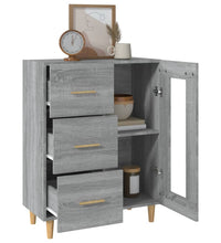 Sideboard Grau Sonoma 69,5x34x90 cm Holzwerkstoff