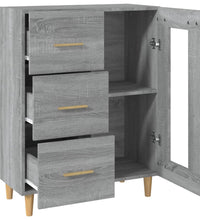 Sideboard Grau Sonoma 69,5x34x90 cm Holzwerkstoff