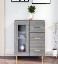 Sideboard Grau Sonoma 69,5x34x90 cm Holzwerkstoff