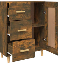 Sideboard Räuchereiche 69,5x34x90 cm Holzwerkstoff