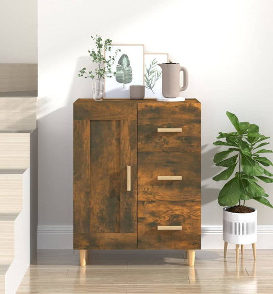 Sideboard Räuchereiche 69,5x34x90 cm Holzwerkstoff