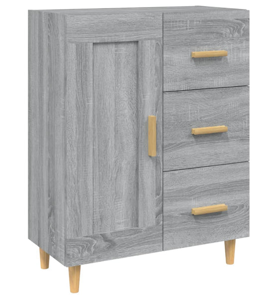 Sideboard Grau Sonoma 69,5x34x90 cm Holzwerkstoff