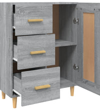 Sideboard Grau Sonoma 69,5x34x90 cm Holzwerkstoff