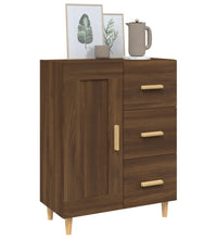 Sideboard Braun Eichen-Optik 69,5x34x90 cm Holzwerkstoff