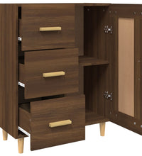Sideboard Braun Eichen-Optik 69,5x34x90 cm Holzwerkstoff