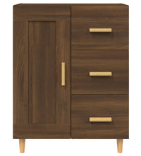 Sideboard Braun Eichen-Optik 69,5x34x90 cm Holzwerkstoff