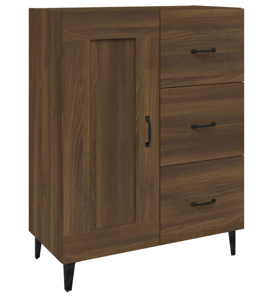 Sideboard Braun Eichen-Optik 69,5x34x90 cm Holzwerkstoff