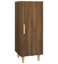 Sideboard Braun Eichen-Optik 34,5x34x90 cm Holzwerkstoff