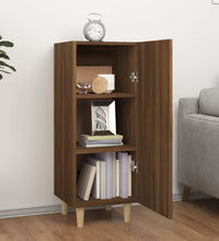 Sideboard Braun Eichen-Optik 34,5x34x90 cm Holzwerkstoff