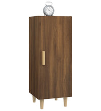 Sideboard Braun Eichen-Optik 34,5x34x90 cm Holzwerkstoff