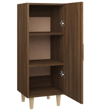 Sideboard Braun Eichen-Optik 34,5x34x90 cm Holzwerkstoff