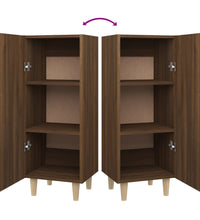 Sideboard Braun Eichen-Optik 34,5x34x90 cm Holzwerkstoff