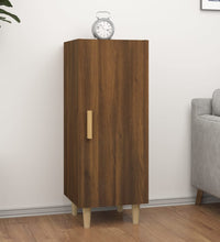 Sideboard Braun Eichen-Optik 34,5x34x90 cm Holzwerkstoff