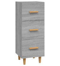 Sideboard Grau Sonoma 34,5x34x90 cm Holzwerkstoff