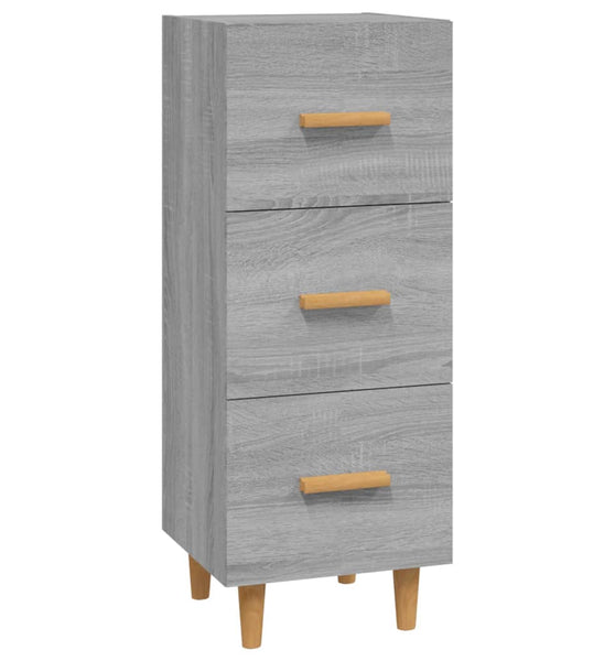 Sideboard Grau Sonoma 34,5x34x90 cm Holzwerkstoff