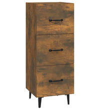 Sideboard Räuchereiche 34,5x34x90 cm Holzwerkstoff