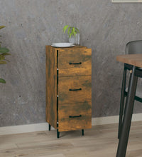 Sideboard Räuchereiche 34,5x34x90 cm Holzwerkstoff