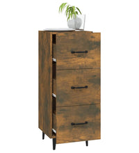 Sideboard Räuchereiche 34,5x34x90 cm Holzwerkstoff