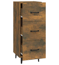 Sideboard Räuchereiche 34,5x34x90 cm Holzwerkstoff