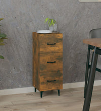 Sideboard Räuchereiche 34,5x34x90 cm Holzwerkstoff
