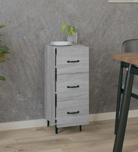 Sideboard Grau Sonoma 34,5x34x90 cm Holzwerkstoff