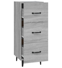 Sideboard Grau Sonoma 34,5x34x90 cm Holzwerkstoff