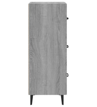 Sideboard Grau Sonoma 34,5x34x90 cm Holzwerkstoff