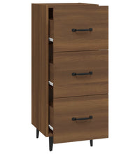 Sideboard Braun Eichen-Optik 34,5x34x90 cm Holzwerkstoff