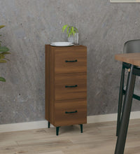 Sideboard Braun Eichen-Optik 34,5x34x90 cm Holzwerkstoff