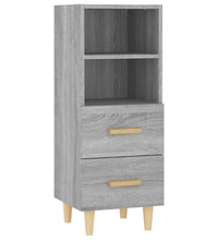 Sideboard Grau Sonoma 34,5x34x90 cm Holzwerkstoff