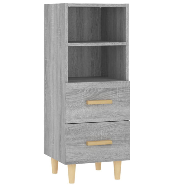 Sideboard Grau Sonoma 34,5x34x90 cm Holzwerkstoff