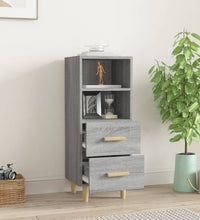 Sideboard Grau Sonoma 34,5x34x90 cm Holzwerkstoff