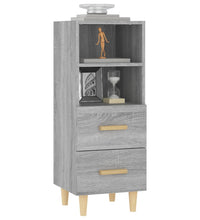 Sideboard Grau Sonoma 34,5x34x90 cm Holzwerkstoff