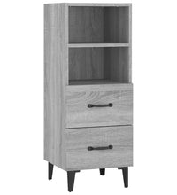 Sideboard Grau Sonoma 34,5x34x90 cm Holzwerkstoff