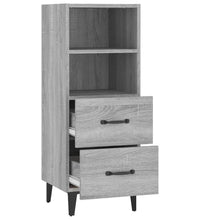 Sideboard Grau Sonoma 34,5x34x90 cm Holzwerkstoff