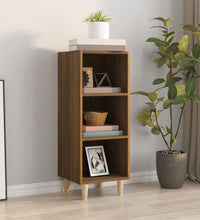 Sideboard Braun Eichen-Optik 34,5x32,5x90 cm Holzwerkstoff