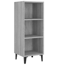 Sideboard Grau Sonoma 34,5x32,5x90 cm Holzwerkstoff