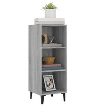 Sideboard Grau Sonoma 34,5x32,5x90 cm Holzwerkstoff