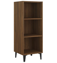 Sideboard Braun Eichen-Optik 34,5x32,5x90 cm Holzwerkstoff