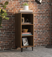 Sideboard Braun Eichen-Optik 34,5x32,5x90 cm Holzwerkstoff