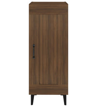 Sideboard Braun Eichen-Optik 34,5x34x90 cm Holzwerkstoff