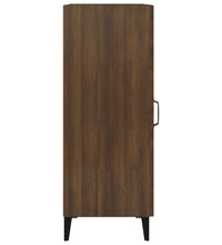 Sideboard Braun Eichen-Optik 34,5x34x90 cm Holzwerkstoff