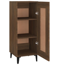 Sideboard Braun Eichen-Optik 34,5x34x90 cm Holzwerkstoff