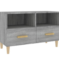 TV-Schrank Grau Sonoma 80x36x50 cm Holzwerkstoff