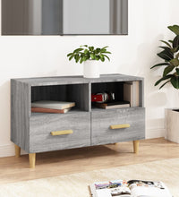 TV-Schrank Grau Sonoma 80x36x50 cm Holzwerkstoff